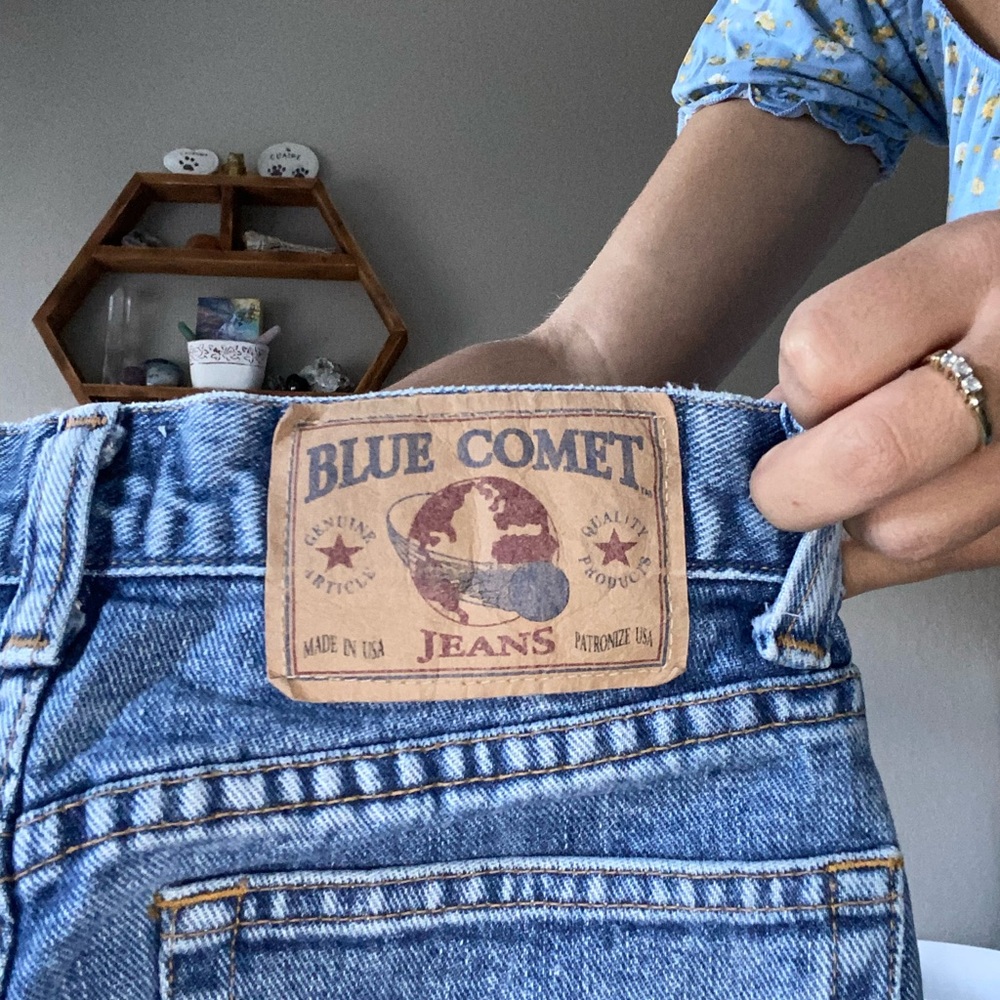 Blue comment jeans
